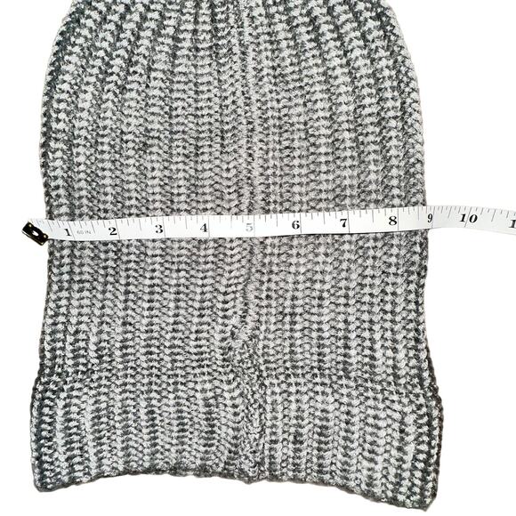 Joe Fresh Beanie Wool Blend Hat, Knit Gorpcore, Outerwear Gray NWOT - Picture 5 of 6